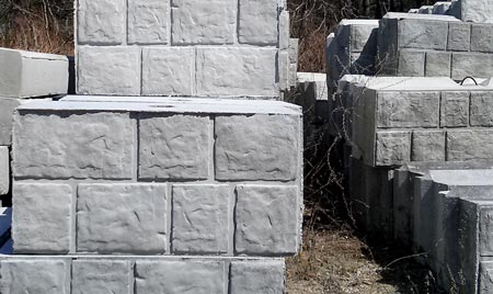 Slate Style Concrete Blocks